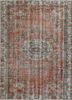 pae-2948 carnelian/gold red and orange wool hand knotted Rug