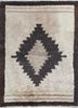 pae-300 pebble/cocoa brown beige and brown wool hand knotted Rug
