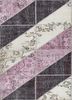 pae-3210 wistful mauve/linen pink and purple wool patchwork Rug