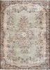 pae-3220 warm tan/medium brown beige and brown wool hand knotted Rug