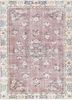 pae-3241 rose petal/soft gold red and orange wool hand knotted Rug