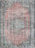 pae-3255 russet/antique green red and orange wool hand knotted Rug