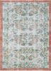 pae-3282 dark ivory/red ochre ivory wool hand knotted Rug