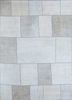 pae-3560 white/antique white ivory wool patchwork Rug