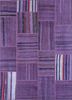 pae-3598 dahlia/dahlia pink and purple wool patchwork Rug