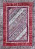 pae-3719 red/navajo red red and orange wool patchwork Rug