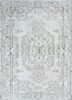 pae-372 white/gold brown ivory wool hand knotted Rug