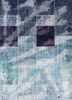 pae-3776 twilight blue/deep navy blue wool patchwork Rug