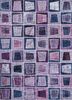 pae-3824 old amethyst/deep orchid pink and purple wool patchwork Rug