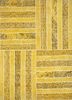 pae-3888 yellow ribbon/yellow ribbon gold wool patchwork Rug