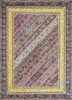 pae-3917 navajo red/yellow flash red and orange wool patchwork Rug