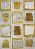 pae-3927 golden daffodil/ashwood gold wool patchwork Rug