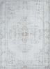 pae-395 cloud white/dark brown ivory wool hand knotted Rug