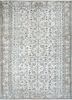 pae-412 white/apricot orange ivory wool hand knotted Rug