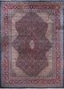 pae-4407 deep navy/deep red blue wool hand knotted Rug