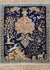 pae-4478 deep navy/ice blue blue wool hand knotted Rug