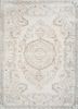 pae-457 winter white/gold brown ivory wool hand knotted Rug