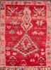 pae-4571 ribbon red/deco rose red and orange wool hand knotted Rug