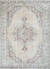 pae-461 dark ivory/gold brown ivory wool hand knotted Rug