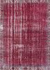 pae-513 medium cranberry/deco rose red and orange wool hand knotted Rug
