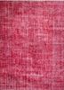pae-516 ruby red/ruby red red and orange wool hand knotted Rug