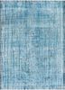 pae-616 blue berry/blue berry blue wool hand knotted Rug