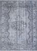 pae-635 blue mirage/blue mirage blue wool hand knotted Rug