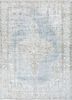 pae-644 beige/gold blue wool hand knotted Rug