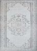 pae-655 white/tea rose ivory wool hand knotted Rug