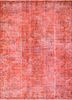pae-672 russet/russet red and orange wool hand knotted Rug