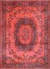 pae-739 spicy orange/spicy orange red and orange wool hand knotted Rug