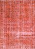 pae-764 poppy/poppy red and orange wool hand knotted Rug