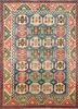 pae-934 amber glow/desert rose red and orange wool hand knotted Rug