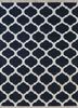 pdct-59 deep navy/white blue cotton flat weaves Rug