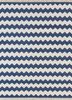 PDCT-63 Twilight Blue/White blue cotton flat weaves Rug