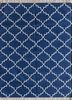 PDCT-70 Chroma Blue/White blue cotton flat weaves Rug