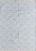 PDCT-70 Ice Cube/White blue cotton flat weaves Rug
