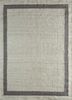 pdjt-121 white/mineral gray grey and black jute and hemp flat weaves Rug