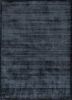 phpv-108 navy blue/navy blue grey and black viscose hand loom Rug