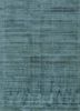phpv-20 deep teal/deep teal blue viscose hand loom Rug