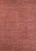 pkhm-12(od) burnt red/burnt red red and orange jute and hemp hand knotted Rug