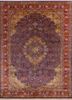 PKPS-72 Patrician Purple/Cranberry pink and purple silk hand knotted Rug