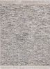 pkwb-51 natural white/gray brown ivory wool and bamboo silk hand knotted Rug