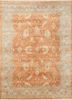 pkwl-2106 red orange/silver red and orange wool hand knotted Rug