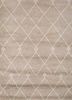 PKWL-655 Linen/Winter White ivory wool hand knotted Rug