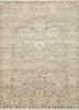 PKWS-455 Classic Gray/Classic Gray grey and black wool and silk hand knotted Rug