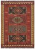 PX-2108 Red/Red red and orange jute and hemp flat weaves Rug