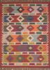 PX-2109 Light Rust/Red red and orange jute and hemp flat weaves Rug