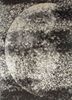 pansy grey and black wool and silk hand knotted Rug - HeadShot