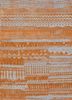QM-663 Oyster/Sunset ivory wool and silk hand knotted Rug